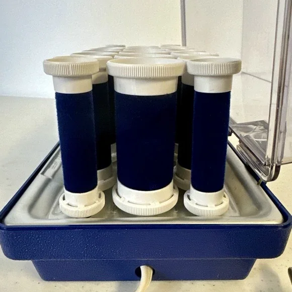 Remington Aqua-Curl Hair Rollers - Blue and White - Picture 10 of 11